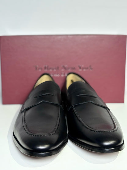 To Boot New York Black Leather Solid Size 13 Men's Shoes