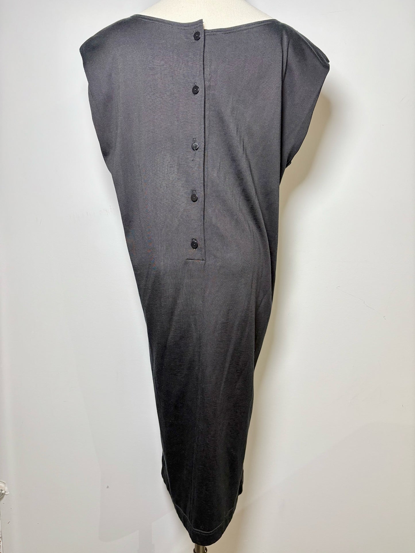 Women Size M/L Courreges Paris Black Solid Dress