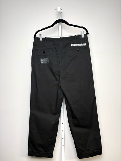 Women Size 46 (10, US) Moncler x FRGMT  Black Solid NWT Pants