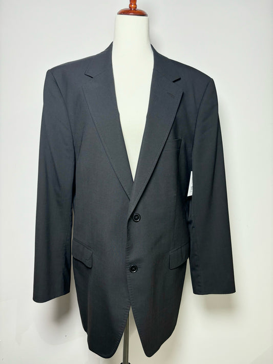 Dolce & Gabbana Black Wool Solid Men's Mens Size 46R Blazer