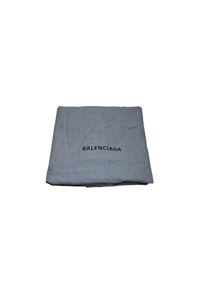 Women's Authentic Balenciaga Crush Chain Black Fabric Feather Gold-Tone NWT Pre-Owned Shoulder Bag