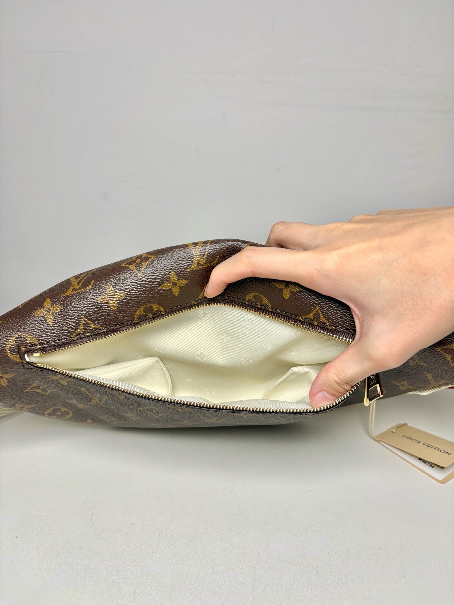 Louis Vuitton High Rise Brown Monogram Sling/Bum Bag NWT Pre-owned