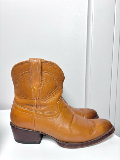 W Shoe Size 9 Tecovas Camel Leather Western Boots