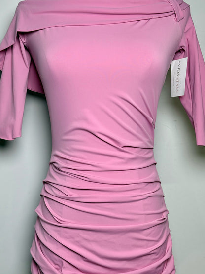 Women Size 38 Chiara Boni La Petite Robe Pink Solid Women's Pre-owned Dress