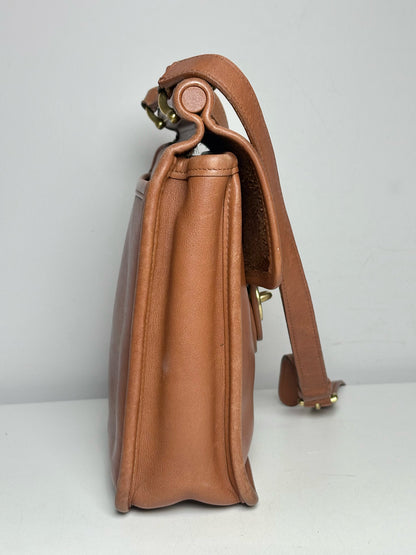 Women's Coach #9930 Murphy Vintage Leather Pre-owned Caramel Purse