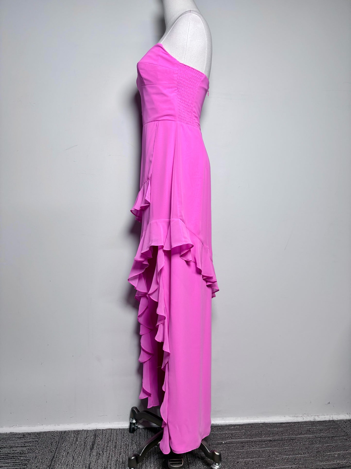Women Size S Amanda Uprichard Hot Pink Polyester Pre-owned Dress