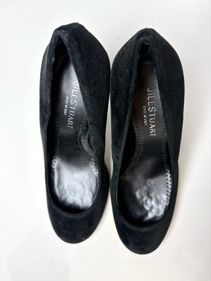 W Shoe Size 7 Jill Stuart Black Velvet Women's NWT Heels