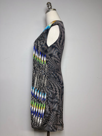 Women Size 6 Peter Pilotto Beads, Sequins Silk Shift Dress