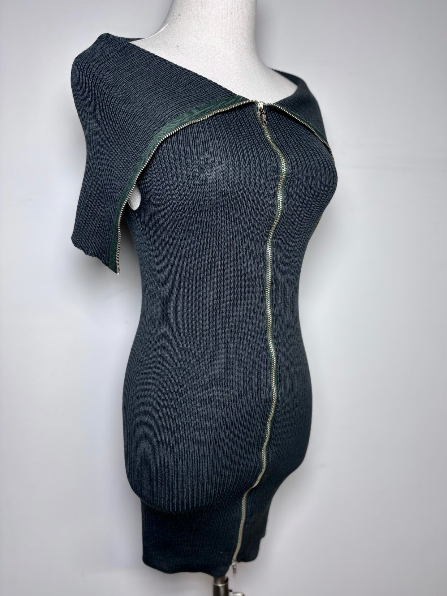 Women Size XS Maison Margiela Forest Green 100% Wool Pre-owned Sweater