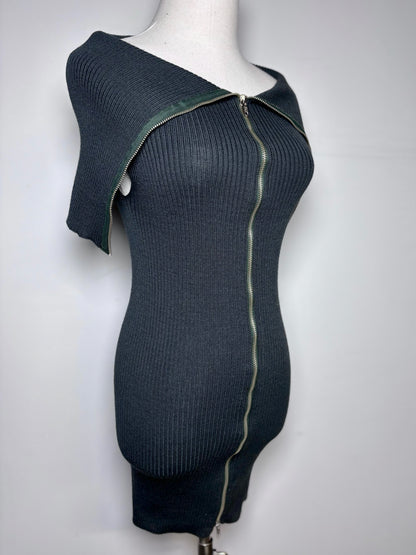 Women Size XS Maison Margiela Forest Green 100% Wool Pre-owned Sweater