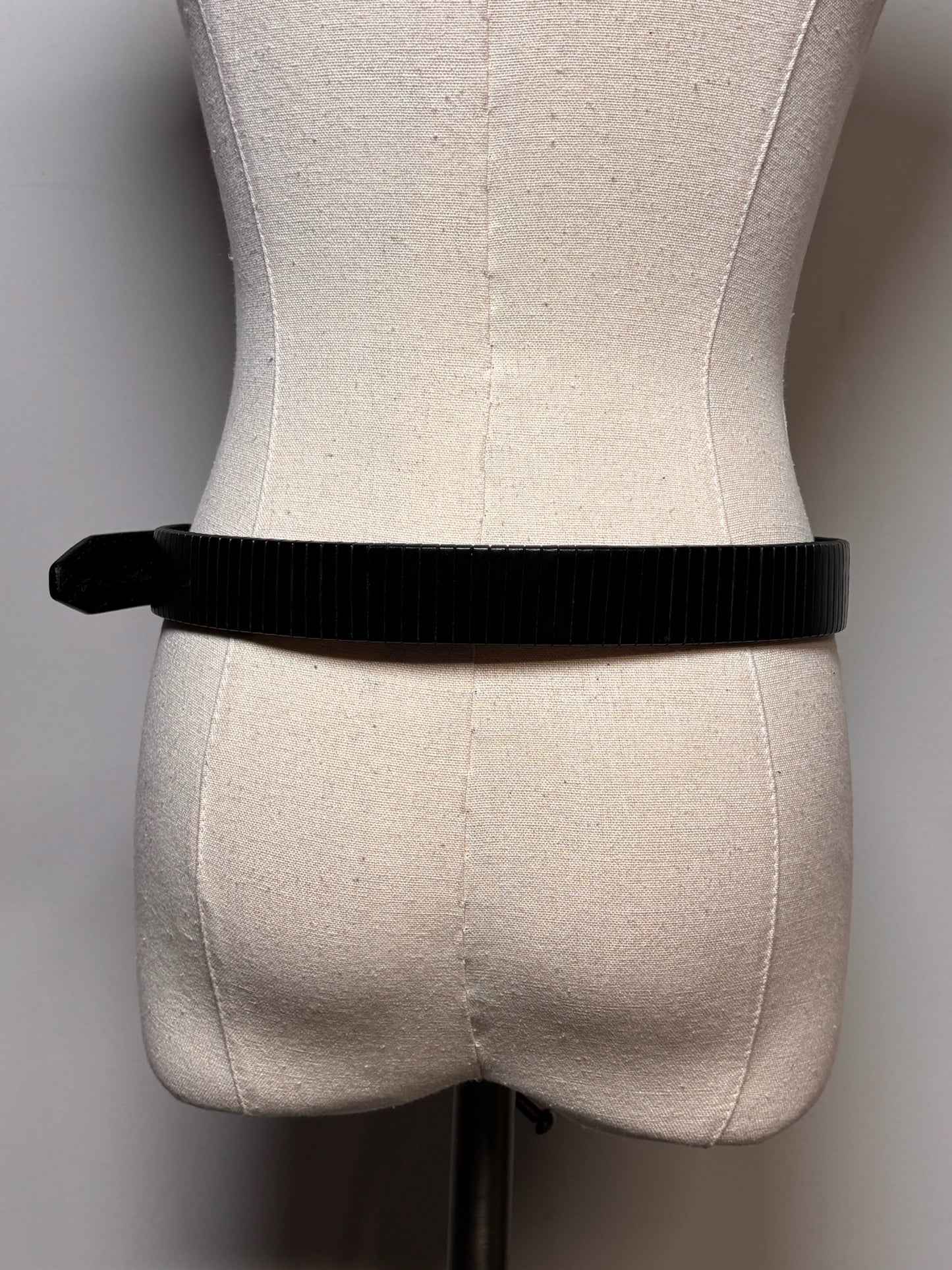 Women's Leather Helmut Lang Leather XS/S Vintage Black Y2K Pre-owned Belt