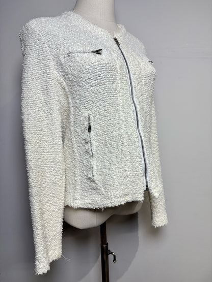 Women Size 42 ( 6 US) IRO Off-white Textured Blazer
