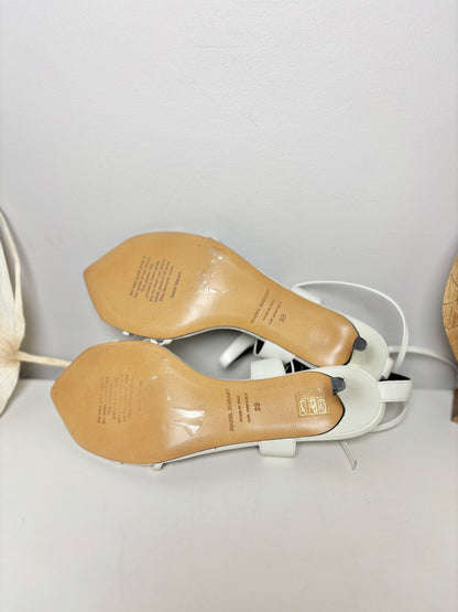 W Shoe Size 39 (9 US) Isabel Marant White Leather Cowhide NWT Sandals