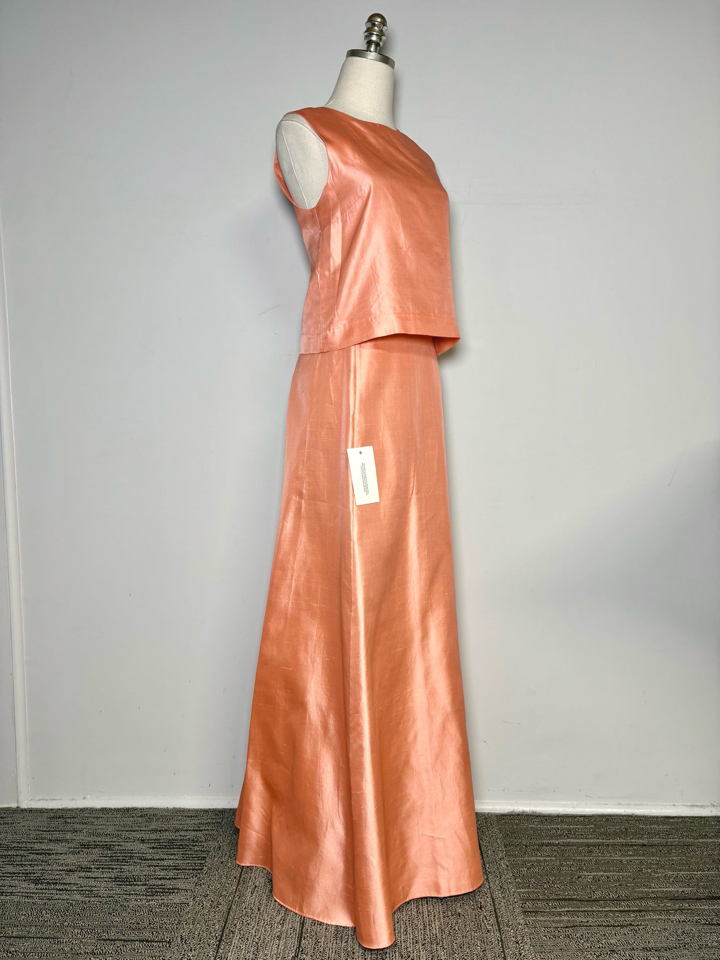 Women Size S Staud Carnation Pure Silk 100% Silk Pre-owned, NWT Top