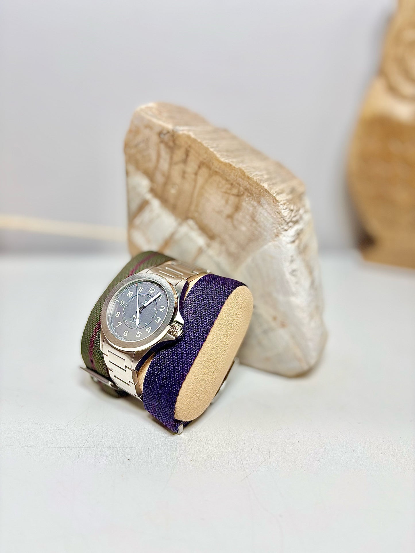 Silver Watch Yema SS Xtra Bands