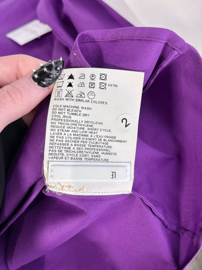Women Size 36 (2) Jil Sander Purple Cotton Blend Pre-owned Shirt
