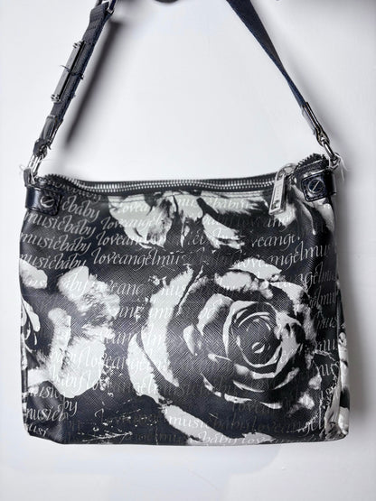 Gwen Stefani L.A.M.B. Floral Coated Canvas Crossbody Purse