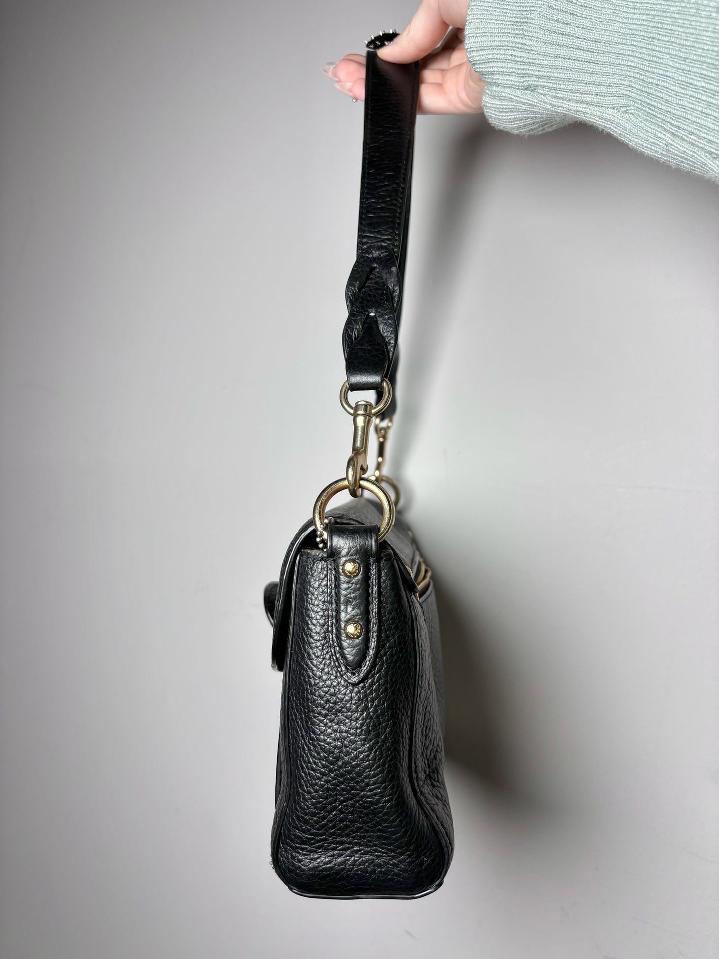 Coach 91105 Jade Shoulder Leather Pre-owned Purse