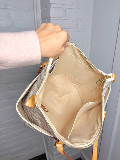 Louis Vuitton Totally Damier Coated Canvas Cream Damier Azur PM Tote