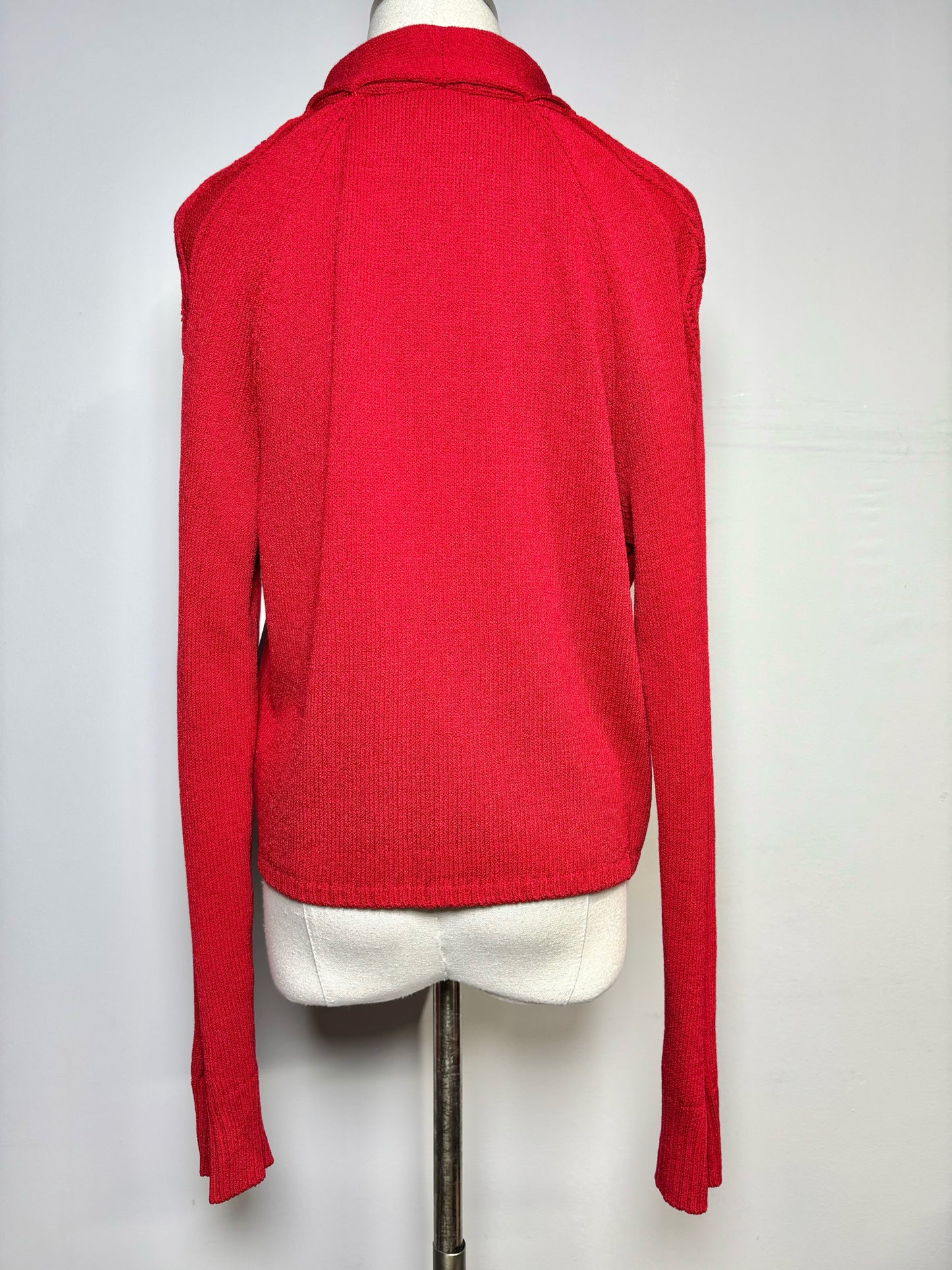 Women Size M St. John Sport Red Sweater