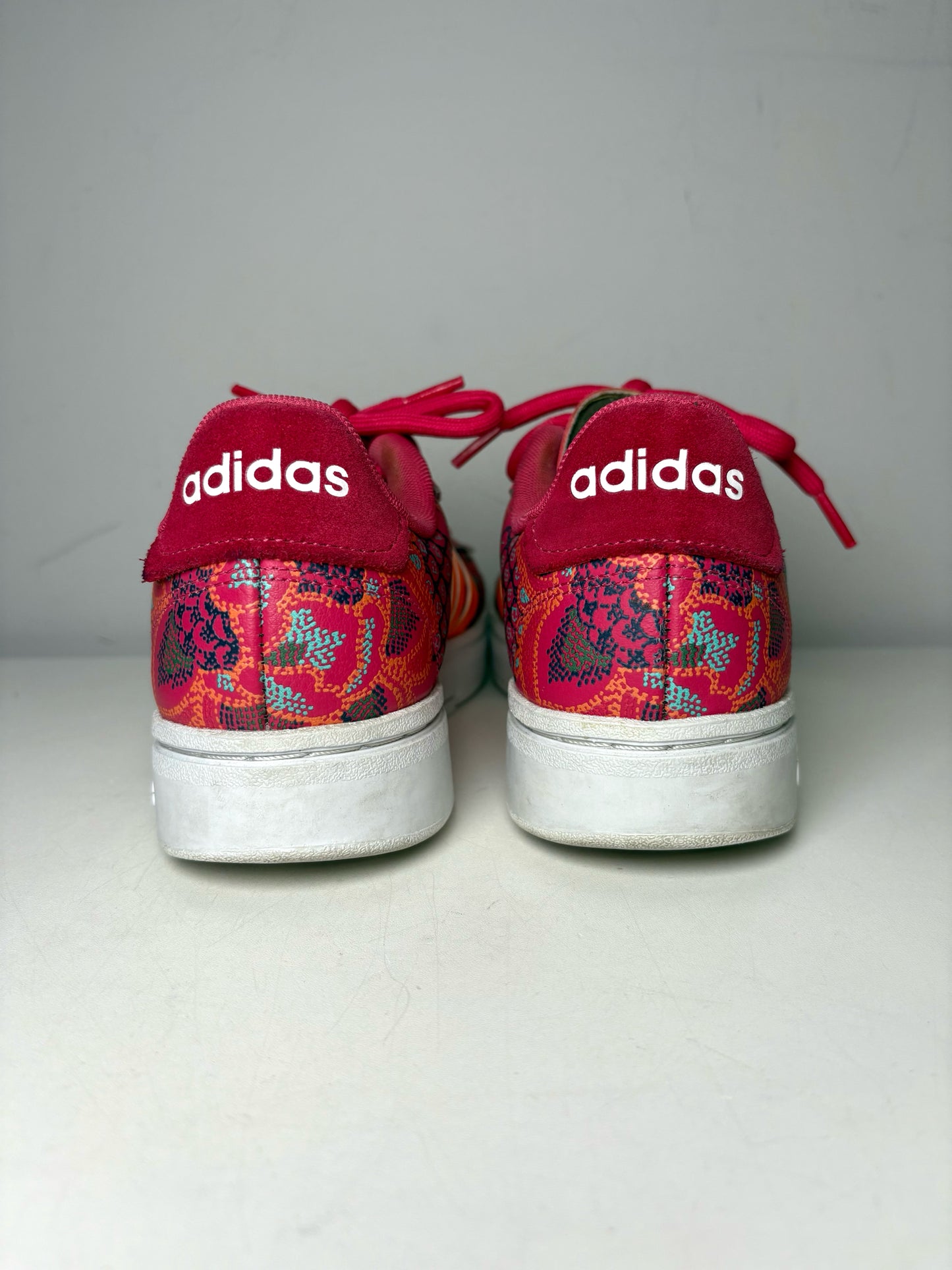W Shoe Size 9 Adidas Pink & Orange Pre-owned Sneakers