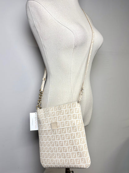 Fendi Zucchino FF Crossbody Vintage Bag