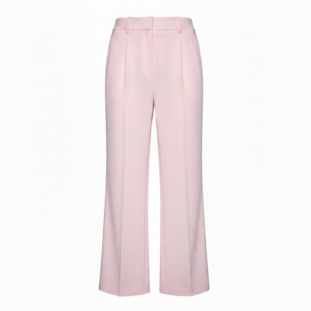 Women Size 8 Favorite Daughter Light Pink Pleats Wide Leg Pre-owned Pants