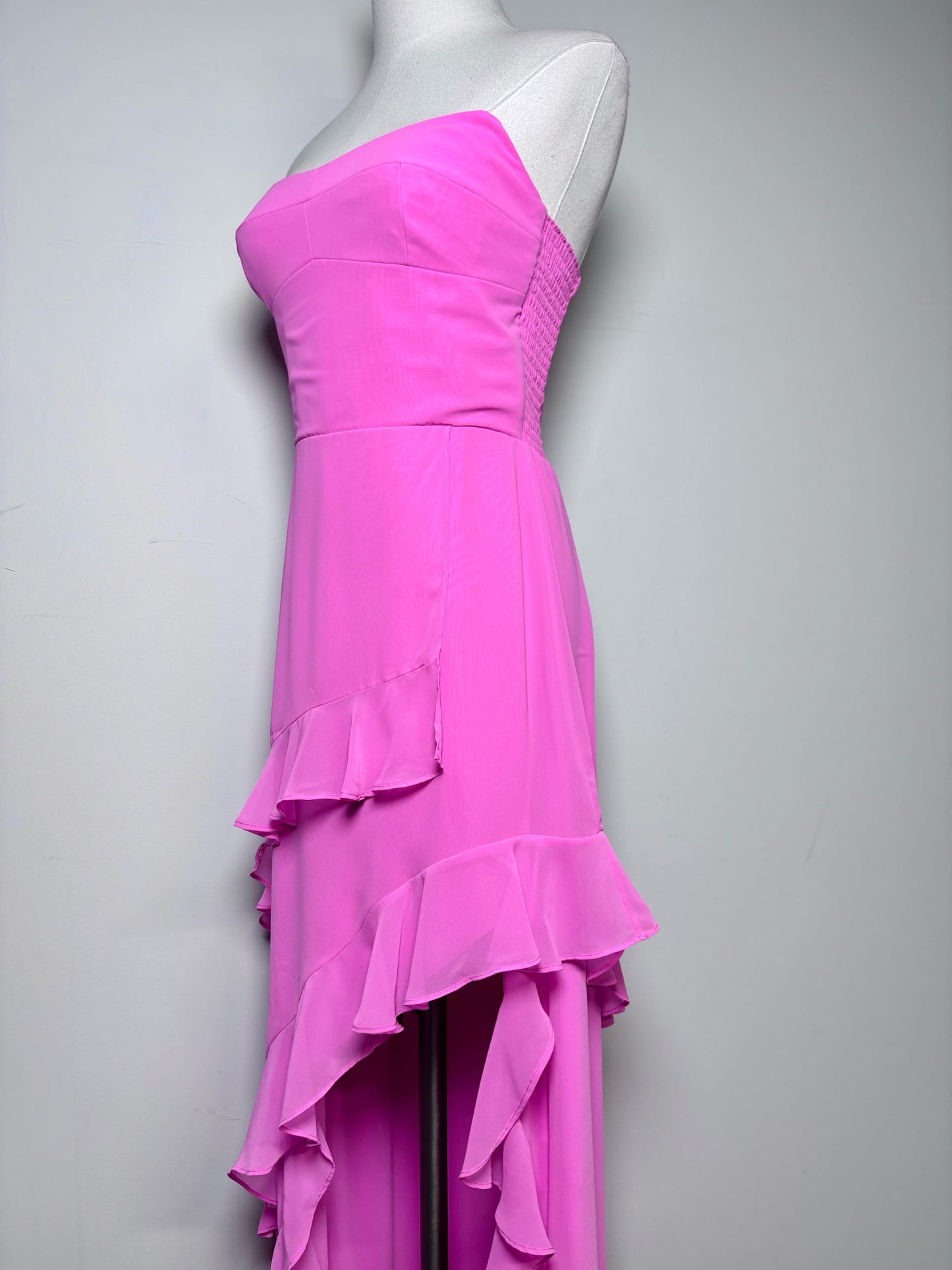 Women Size S Amanda Uprichard Hot Pink Polyester Pre-owned Dress