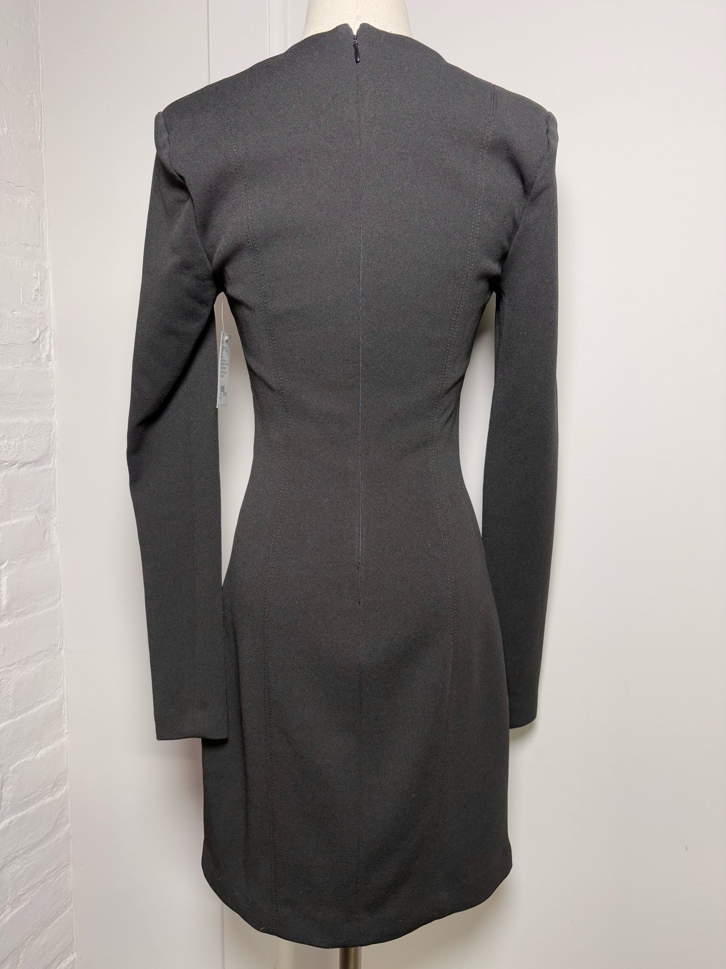 Women Size 2 MISHA Black Solid Dress