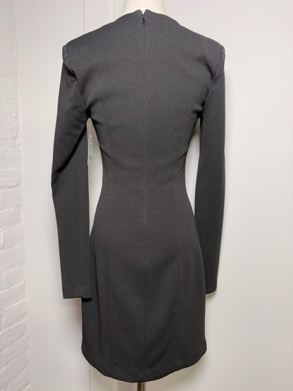 Women Size 2 MISHA Black Solid Dress