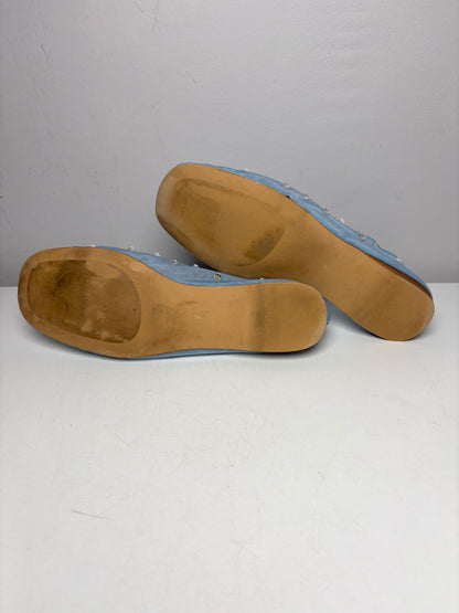 W Shoe Size 7 Jeffrey Campbell Light Blue Synthetic (Unknown) Women's Flats