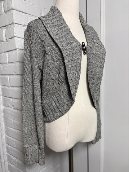 Women Size 6 St. John by Marie Gray Gray Solid Top