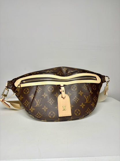 Louis Vuitton High Rise Brown Monogram Sling/Bum Bag NWT Pre-owned