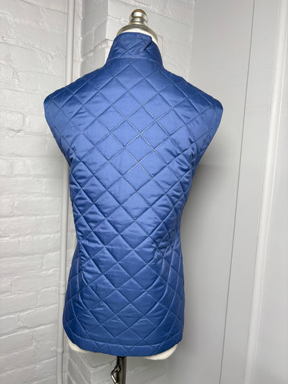 Women Size XS Burberry Blue Solid Polyester Vest