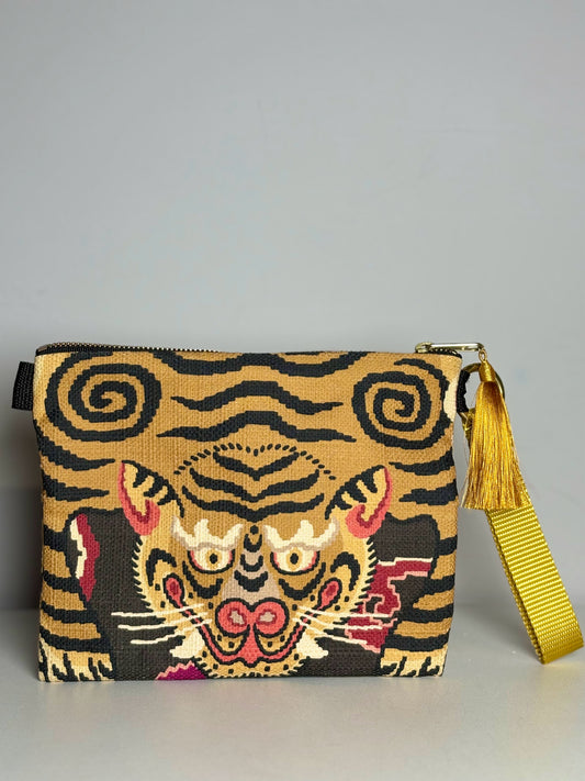 Jae Tiger Cotton Pre-owned, NWT Multi-Color Purse