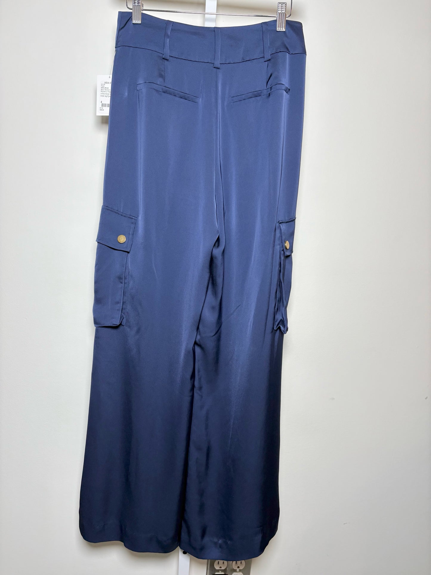 Women Size 4 Ramy Brook Blue Cargo Pants