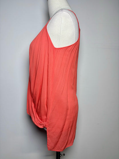Women Size P Helmut Lang Orange Solid Top