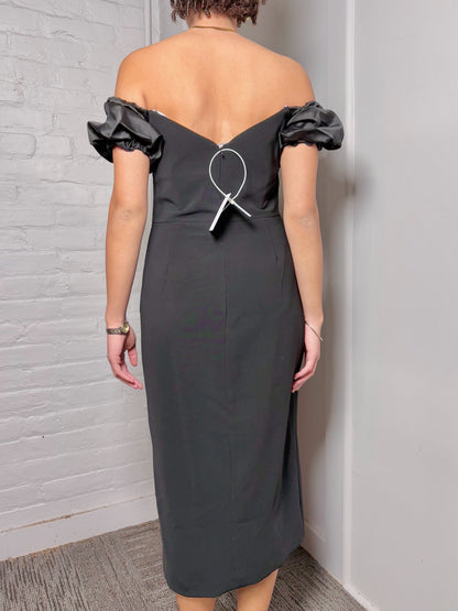 Women Size 6 Marchesa Notte Black Cocktail NWT Dress