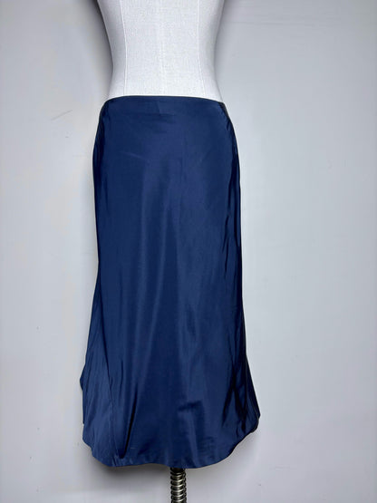 Women Size 36 (6 US) Jil Sander Navy Blue Solid Vintage Pre-owned 2 Piece Set