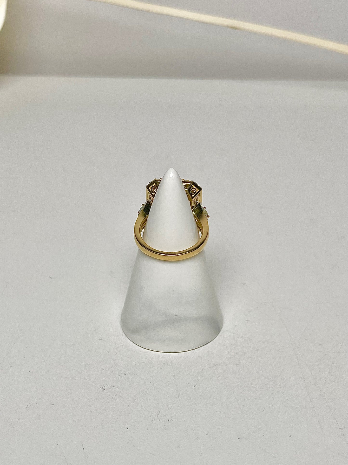 Sterling Silver Morganite, Aquamarine, Tanzanite NWT Sz 6 Ring