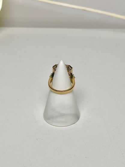 Sterling Silver Morganite, Aquamarine, Tanzanite NWT Sz 6 Ring