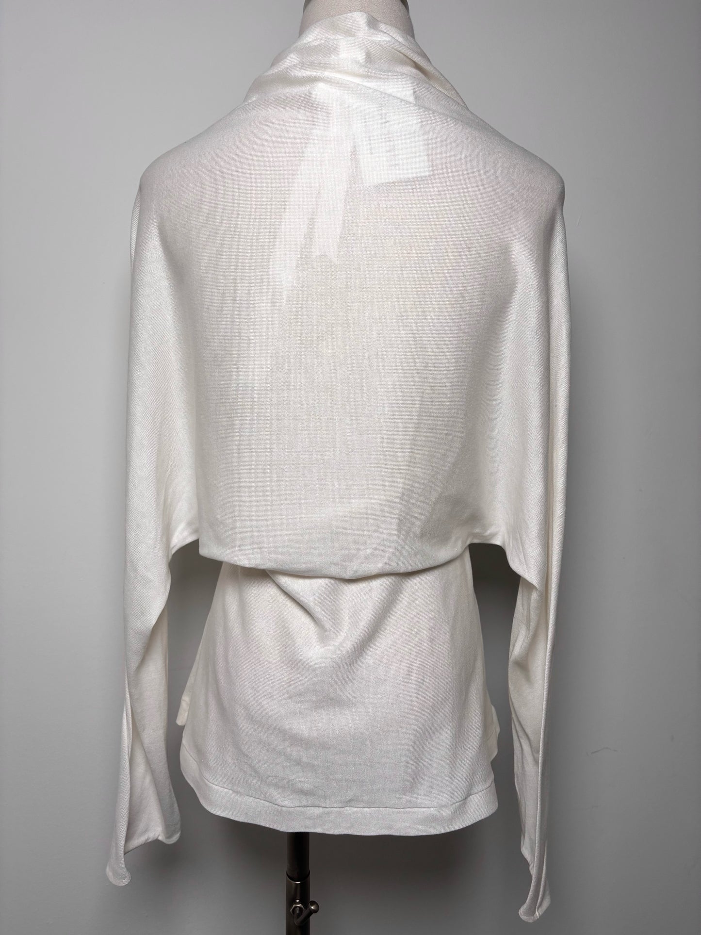 Women Size 38 (2 US) Angelos Figus White Solid Shirt