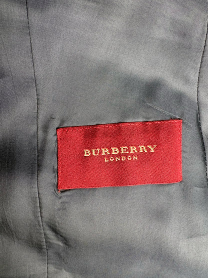 Size 48 Burberry Grey Stripes Women's Pre-owned Blazer