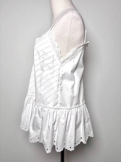 Women Size 38 (2 US) McQ White Solid Top