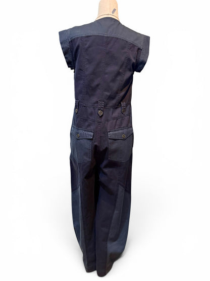 Women Size 8/M Ulla Johnson Valentine Blue Solid Pure Cotton Pre-owned Jumpsuit