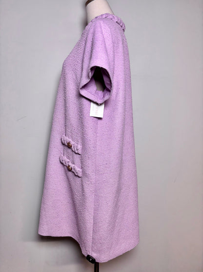 Women Size XXL Tuckernuck Jackie Tweed Lilac Pre-owned Dress