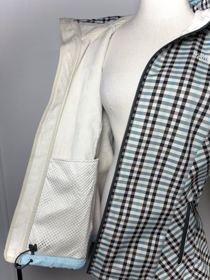 Women Size L North Face "Apex Soft Shell Jacket" Gingham Coat