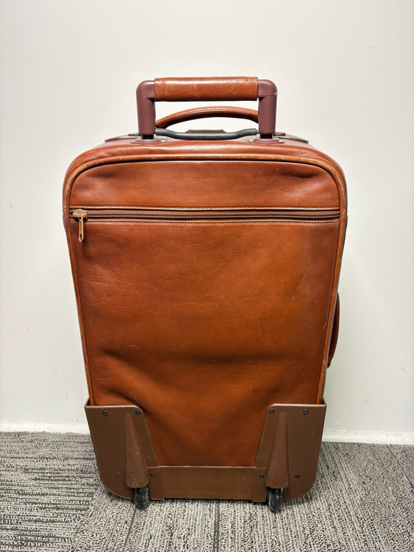 Men's Marley Hodgson Leather Cowhide Chestnut Brown No. 51 Suitcase