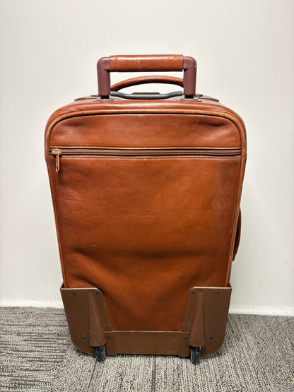 Men's Marley Hodgson Leather Cowhide Chestnut Brown No. 51 Suitcase