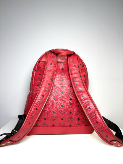 Visetos MCM Red Backpack
